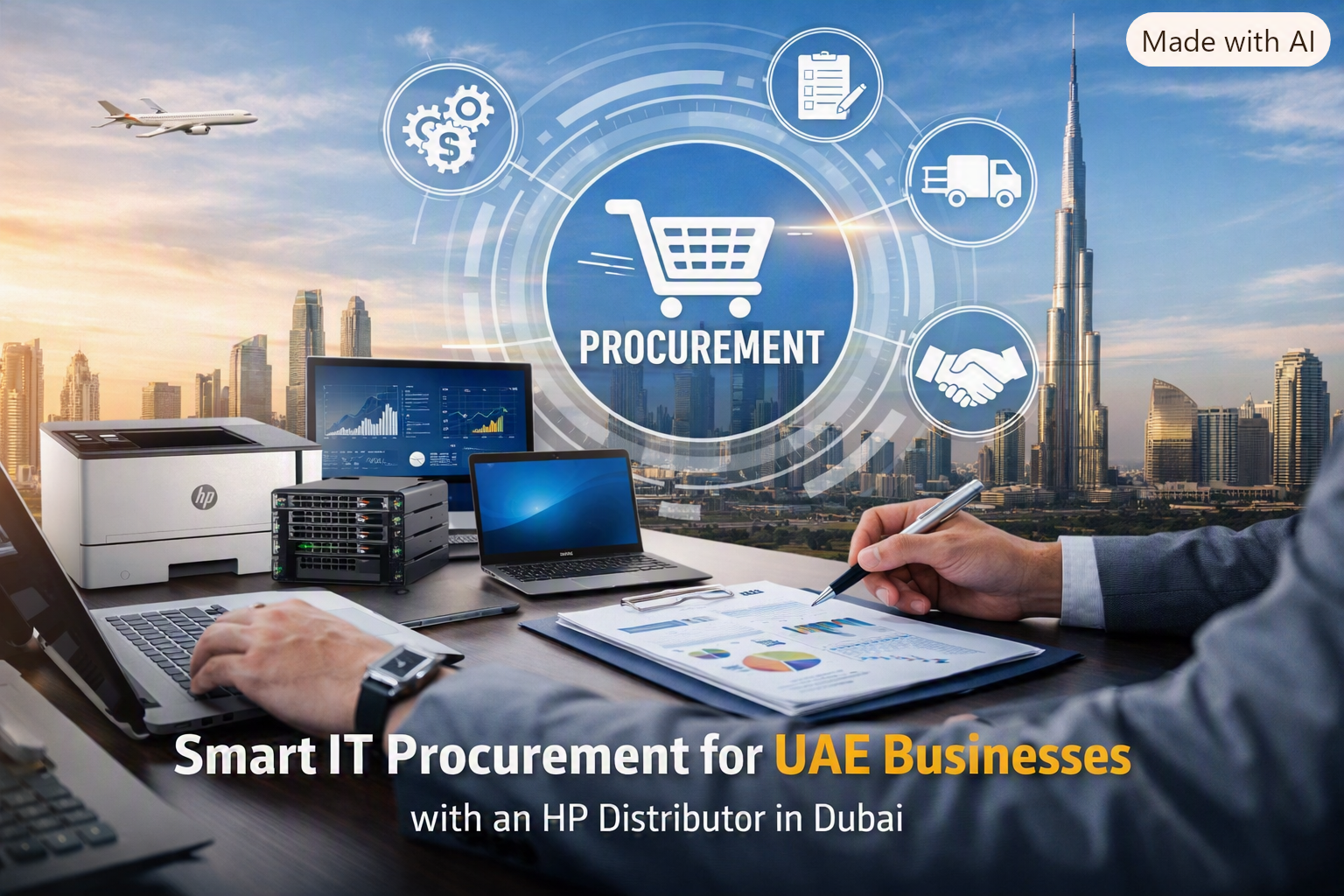 Smart IT Procurement for UAE Businesses with an HP Distributor in Dubai